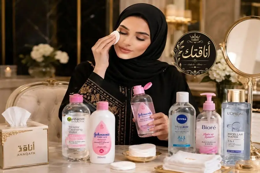 إزالة المكياج بشكل صحيح وأفضل المزيلات الطبيعية والطبية حسب نوع بشرتك