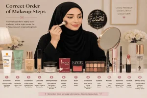 ترتيب خطوات المكياج الصحيح للمبتدئات خطوة بخطوة لاستكمال أناقتكِ