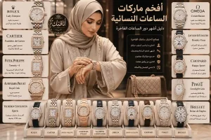 أفخم ماركات الساعات النسائية | أشهر 10 دور ساعات فاخرة في العالم وكيف تختارين الأنسب لكِ