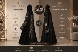 مقارنة بين عبايات Mauzan وعباية Hessa Falasi