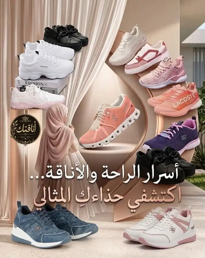أحذية رياضية نسائية: كيف تجمعين بين الراحة المطلقة والأناقة في كل إطلالة؟ 5 أسرار لاختياركِ الذكي ولخطواتكِ الواثقة